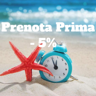 Prenota Prima la tua vacanza al mare a Riccione: per te SCONTO  5% 